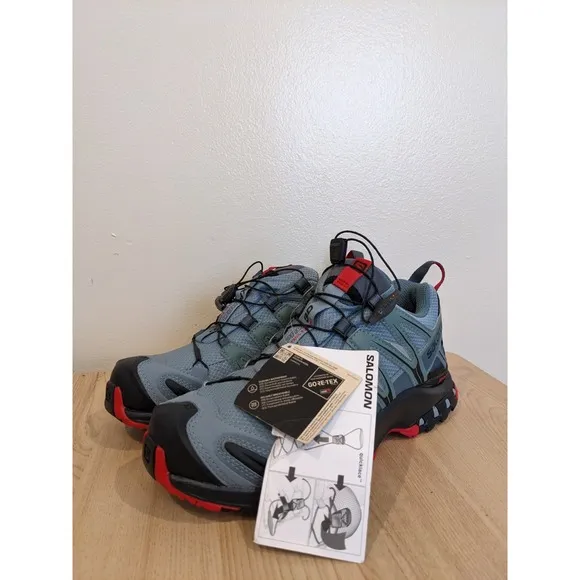 Salomon XA Pro 3D GTX Gray trail Running Shoes 407894 Men's Size 7