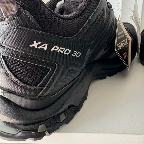 Salomon XA Pro 3D GTX Trail Running Shoes Black Phantom Men's Sz 10.5 NWOB