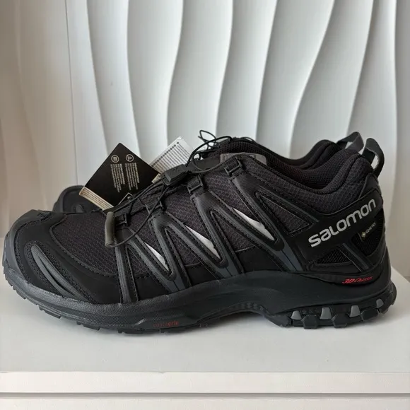 Salomon XA Pro 3D GTX Trail Running Shoes Black Phantom Men's Sz 10.5 NWOB