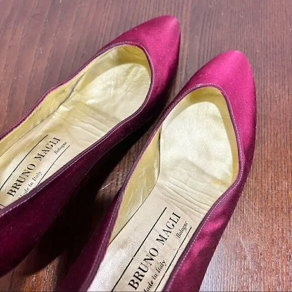 SALVATORE FERRAGAMO BRUNO MAGLI KITTEN HEELs 3 Pairs Classic Vintage Pumps 6.5AA