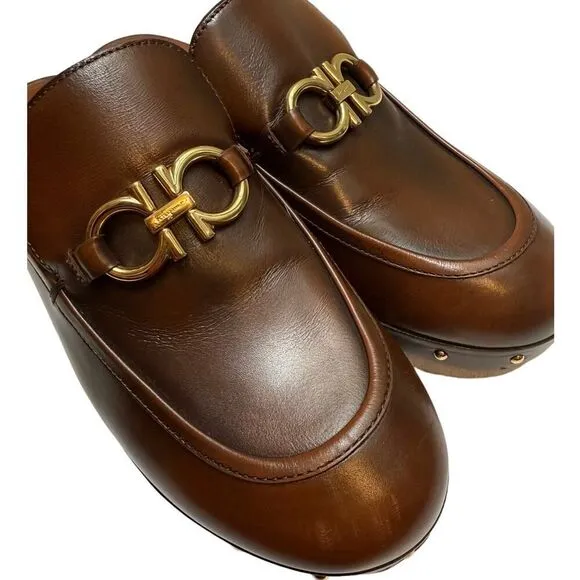 Salvatore Ferragamo Cleo Clogs Women's Sz. 6.5
