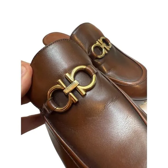 Salvatore Ferragamo Cleo Clogs Women's Sz. 6.5