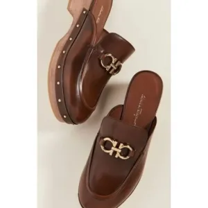 Salvatore Ferragamo Cleo Clogs Women's Sz. 6.5