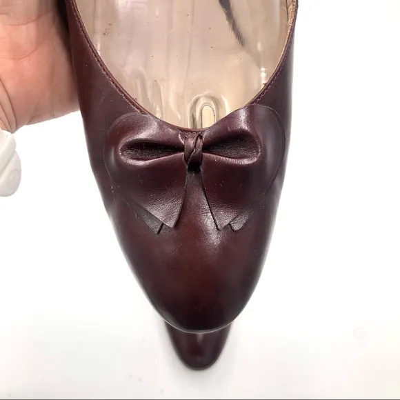 Salvatore Ferragamo Vintage Brown Slingback 8.5N