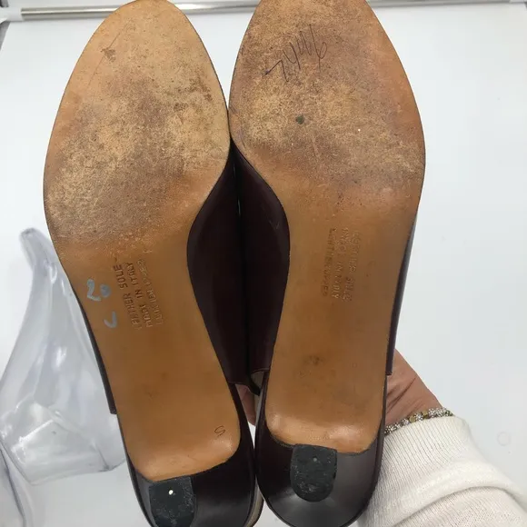 Salvatore Ferragamo Vintage Brown Slingback 8.5N