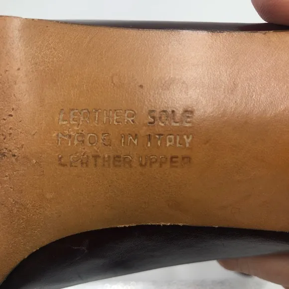 Salvatore Ferragamo Vintage Brown Slingback 8.5N
