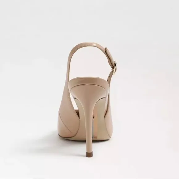 Sam Edelman Hazel Patent Slingback Heels in Blush Patent - NWT