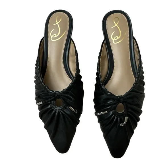 Sam Edelman Julia Elegant Black Women's Mules