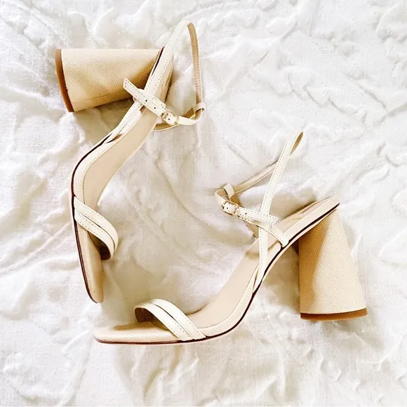 Sam Edelman Kit Beige Heels Size 8.5 New $140