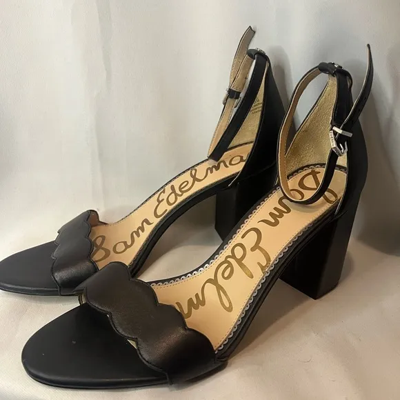 Sam Edelman  New Black High Heel Slingback Pumps