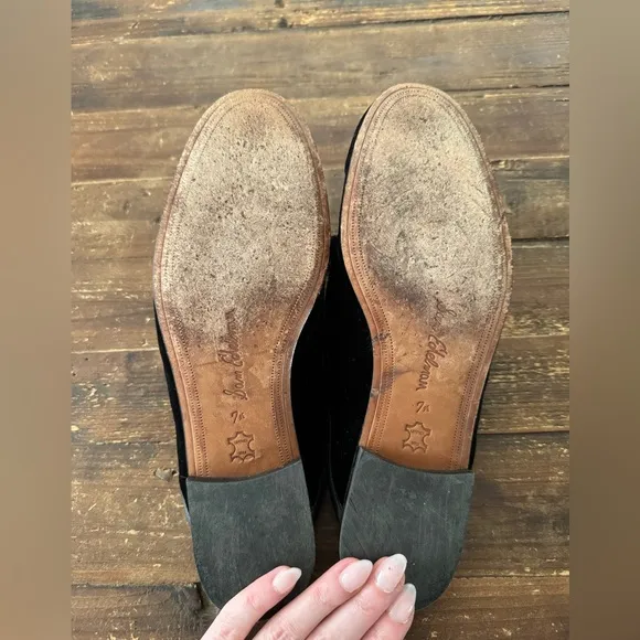 Sam Edelman Paris Velvet Leather Mules