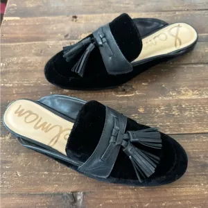 Sam Edelman Paris Velvet Leather Mules