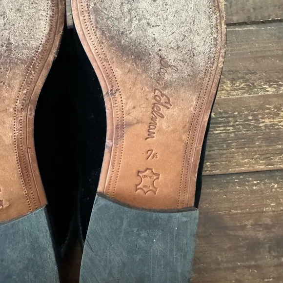 Sam Edelman Paris Velvet Leather Mules