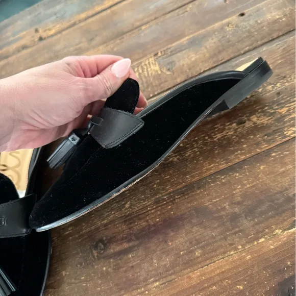 Sam Edelman Paris Velvet Leather Mules