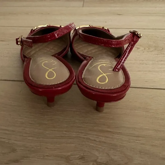 Sam Edelman Slingback Kitten Heels Size 5