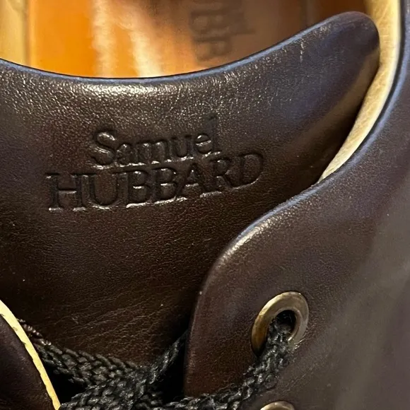 Samuel Hubbard Dress Fast Oxfords Leather Lace Up Vibram Sole Brown Mens 11