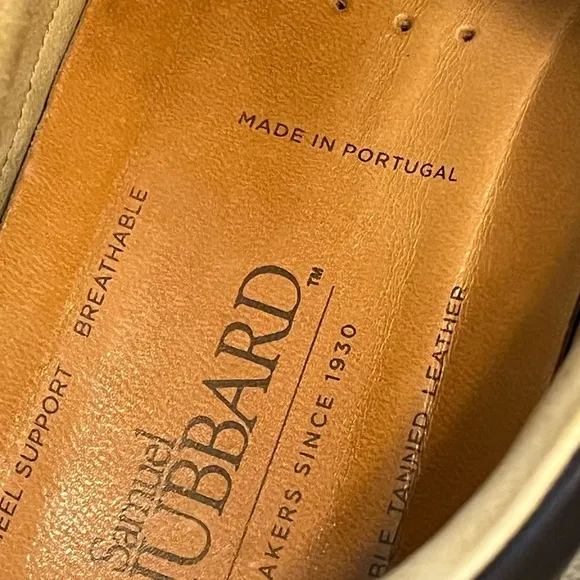 Samuel Hubbard Dress Fast Oxfords Leather Lace Up Vibram Sole Brown Mens 11