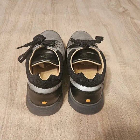 Samuel Hubbard Performance Walker Shoes Mens Size 8.5 W Gray Leather Shoes