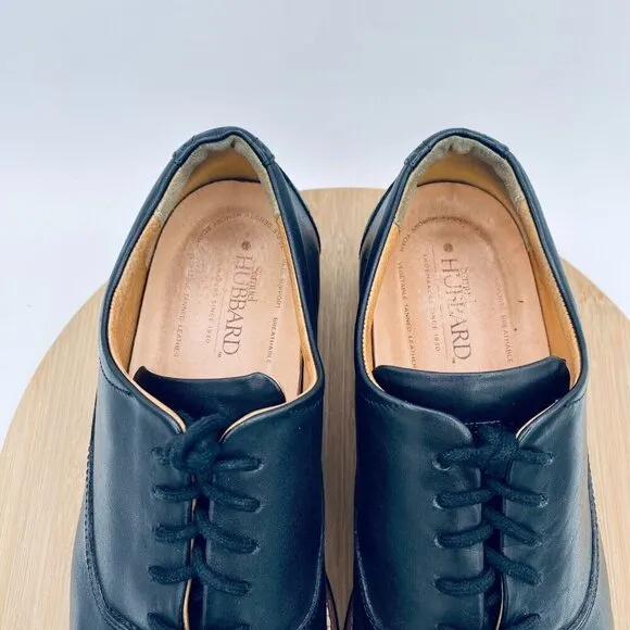 Samuel Hubbard Shoes Mens 11 45 Black Leather Market Cap Oxfords
