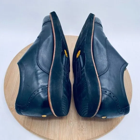 Samuel Hubbard Shoes Mens 11 45 Black Leather Market Cap Oxfords