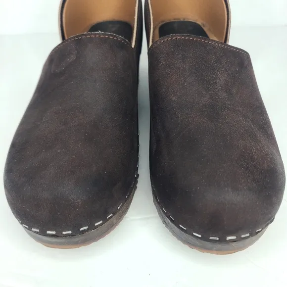 Sandgrens Brett Low Closed-Back Clogs Fudge Size EU‎ 39 US 8-8.5
