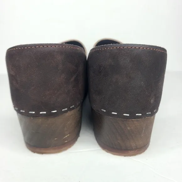 Sandgrens Brett Low Closed-Back Clogs Fudge Size EU‎ 39 US 8-8.5