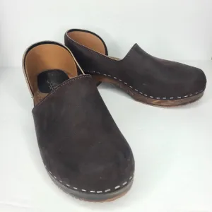 Sandgrens Brett Low Closed-Back Clogs Fudge Size EU‎ 39 US 8-8.5