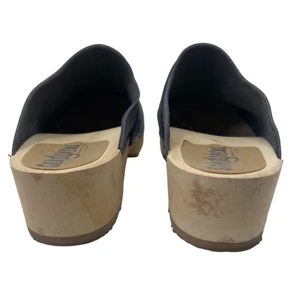 Sandgrens Tokyo Nubuck Leather Clog Size 40 NWOT