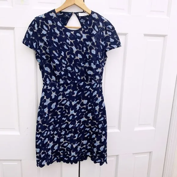 Sandro Marine Leo Lace Dress