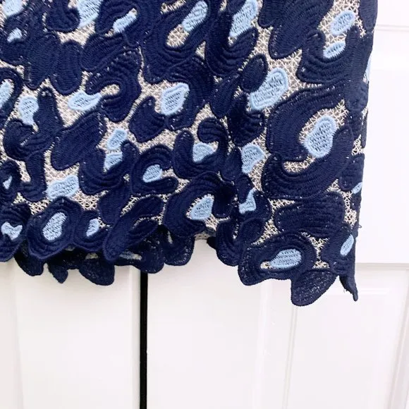 Sandro Marine Leo Lace Dress