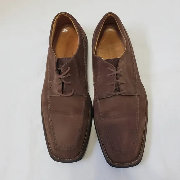 Sandro Moscoloni Brown Suede Oxfords