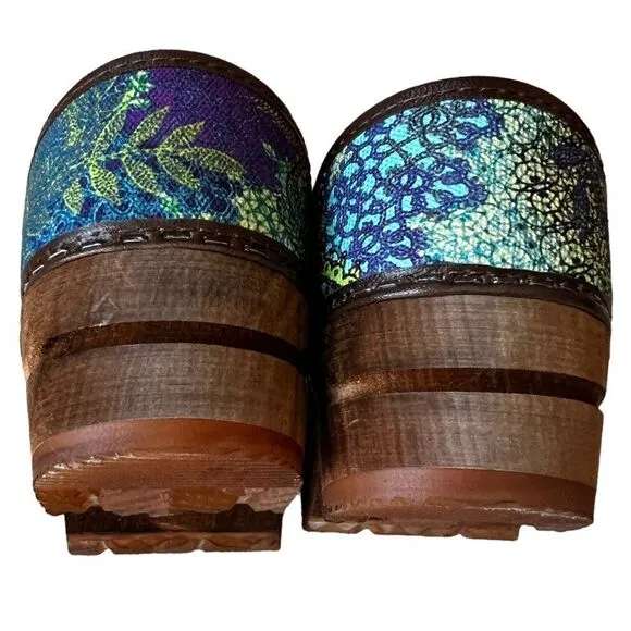 Sanita Pro Nuna Clogs Ethnic Print Multi Color