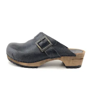 Sanita Urban Big Buckle Swedish Wooden Clogs EUR 36