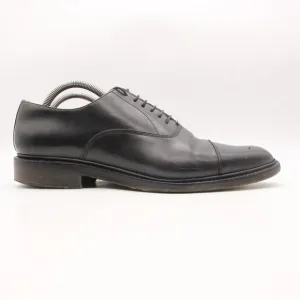 Santoni Cap Toe Leather Dress Shoes Men's US 10 Fashion Oxfords Shoes Italy
