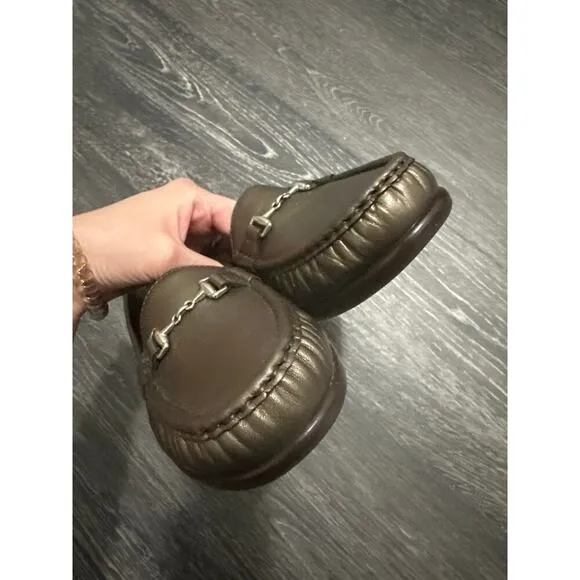 SAS Metro Slip On Loafer in bronze size 7.5 WIDE