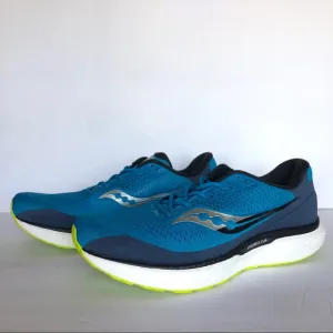 Saucony 5 Triumph 18 Blue Green Mens Athletic Running Shoes 14