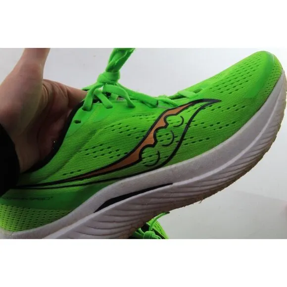 Saucony Endorphin Speed 3 Green Sneakers Shoes Road Running Mens NO INSOLES 9.5