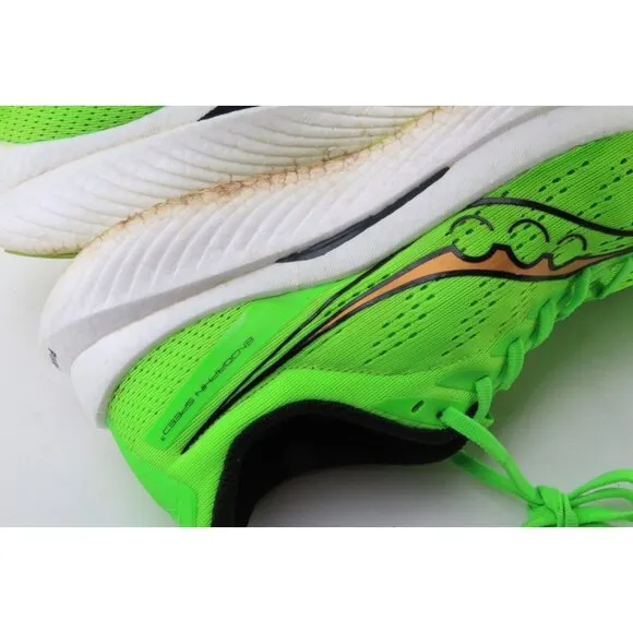Saucony Endorphin Speed 3 Green Sneakers Shoes Road Running Mens NO INSOLES 9.5