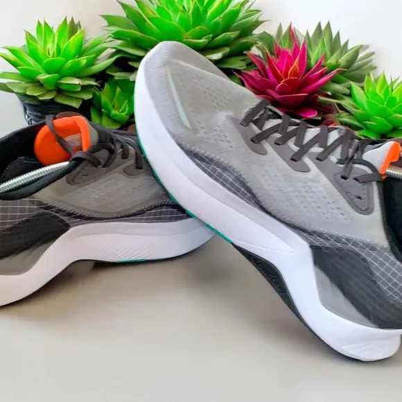 Saucony Endorphin Speedroll Running Shoes Lightweight Gray Orange Mens 12