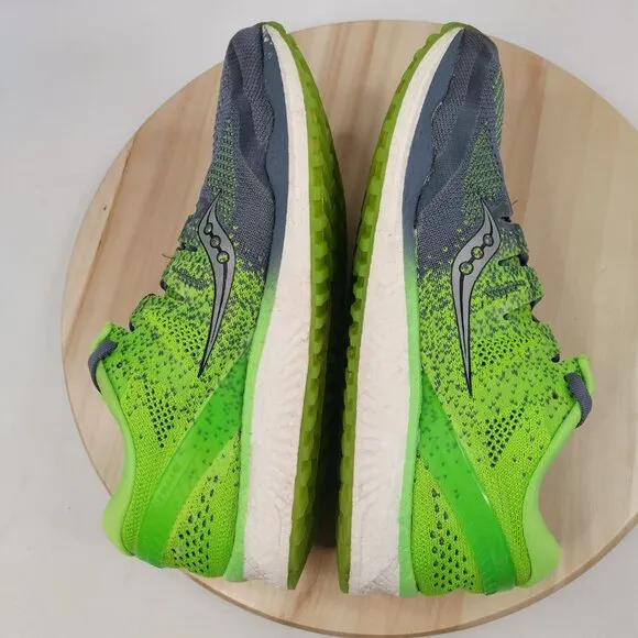 Saucony Freedom ISO 2 Gray Slime Athletic Running Shoes S20440-4 Men US 9