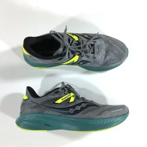 Saucony Guide 16 Running Shoes Mens Size 12 Gray Yellow Green S20810-15