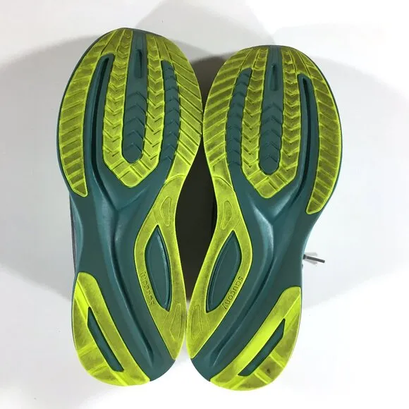 Saucony Guide 16 Running Shoes Mens Size 12 Gray Yellow Green S20810-15