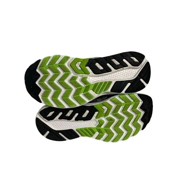 Saucony Hurricane Iso 2 Everun Running Shoes Mens Size 7 Silver Green Sneakers