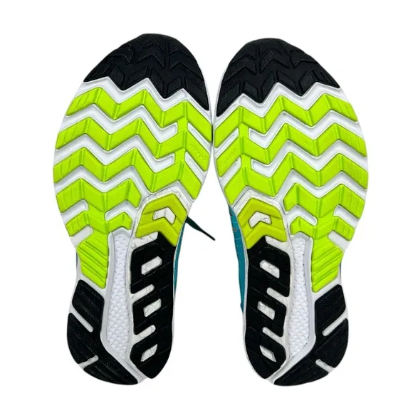 Saucony Hurricane ISO 2 Shoes Womes Size 10 Running Green Silver S10294-1 Wide