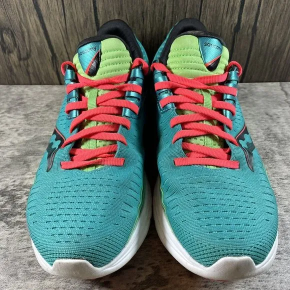 Saucony Kinvara 11 Women's Running Shoes Sneakers Teal Size 9 S10551-10