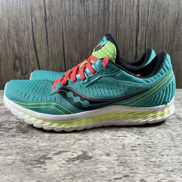 Saucony Kinvara 11 Women's Running Shoes Sneakers Teal Size 9 S10551-10