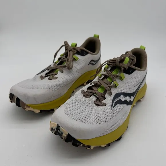 Saucony Peregrine 13 Trail Running Shoes Lightweight Cushion Camo Sole