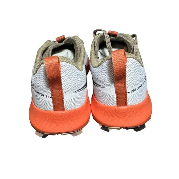 Saucony Peregrine 13 Womens Size 8.5 White Orange Trail Running Shoes S10838-85