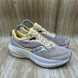 Saucony Triumph 21‎ Women's Size 8 Road Running Shoes Sneakers Yellow S10881-30