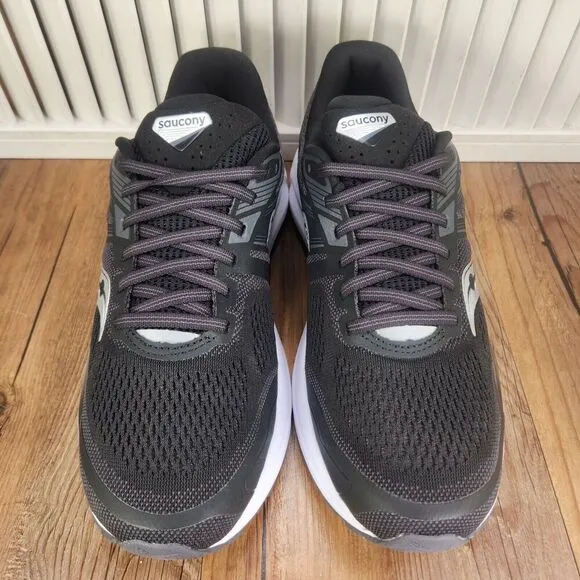 Saucony Omni 19 Mens Size 9 Black Road Running Trainers Sneakers Shoes S20570-40